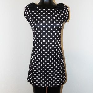 Black & White Polka Dot dress by Timing in sz S